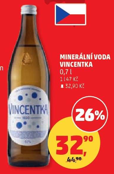MINERÁLNÍ VODA VINCENTKA