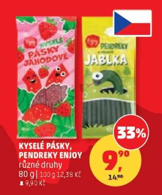Kyselé pásky, pendreky Enjoy