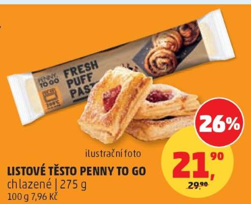 LISTOVÉ TĚSTO PENNY TO GO