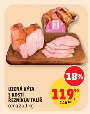 Uzená kýta s kostí Řezníkův talíř
