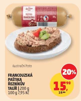 FRANCOUZSKÁ PAŠTIKA ŘEZNÍKŮV TALÍŘ