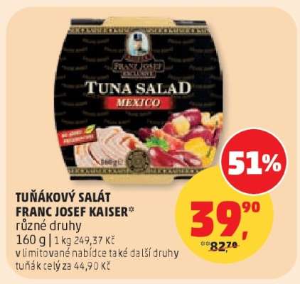 Tuňákový salát Franc Josef Kaiser
