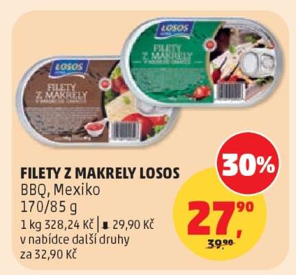 FILETY Z MAKRELY LOSOS