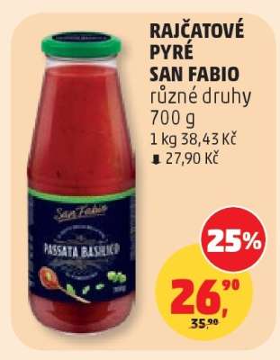 RAJČATOVÉ PYRÉ SAN FABIO