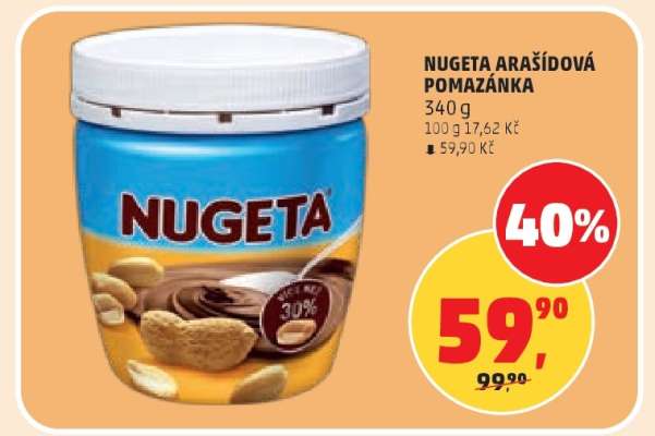 NUGETA Arašídová pomazánka