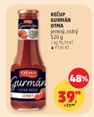 KEČUP GURMÁN OTMA