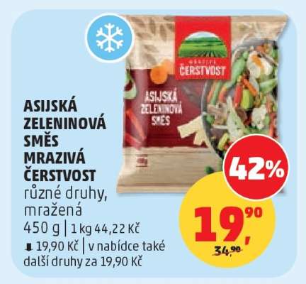 ASIJSKÁ ZELENINOVÁ SMĚS MRAZIVÁ ČERSTVOST