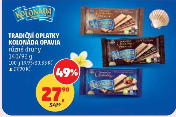 TRADIČNÍ OPLATKY KOLONÁDA OPAVIA