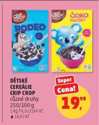 DĚTSKÉ CEREÁLIE CRIP CROP