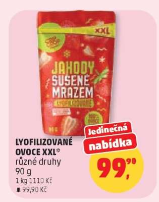 Lyofilizované ovoce XXL
