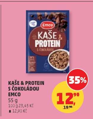 KAŠE & PROTEIN S ČOKOLÁDOU EMCO