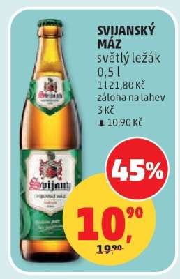 Svijanský Máz světlý ležák 0,5 l