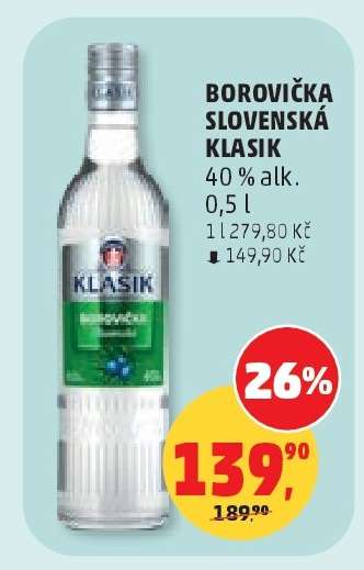 BOROVIČKA SLOVENSKÁ KLASIK