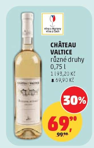 CHÂTEAU VALTICE různé druhy