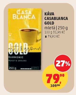 KÁVA CASABLANCA GOLD