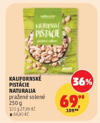 KALIFORNSKÉ PISTÁCIE NATURALIA