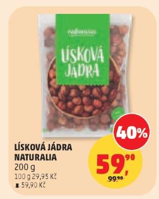 LÍSKOVÁ JÁDRA NATURALIA