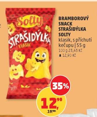 BRAMBOROVÝ SNACK STRAŠIDÝLKA SOLTY
