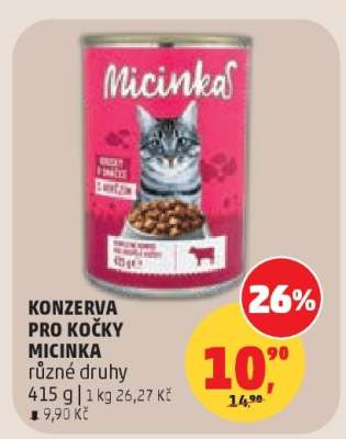 KONZERVA PRO KOČKY MICINKA