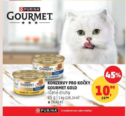 KONZERVY PRO KOČKY GOURMET GOLD*