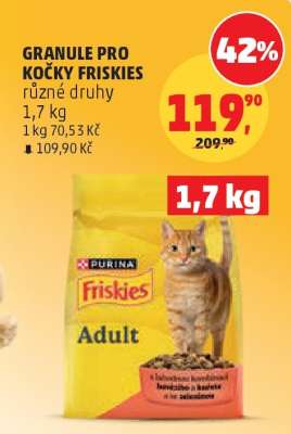 GRANULE PRO KOČKY FRISKIES
