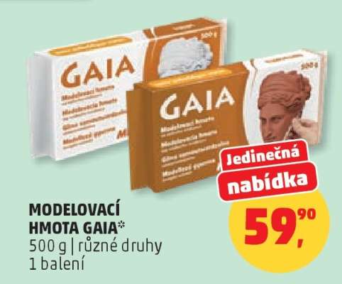 MODELOVACÍ HMOTA GAIA*
