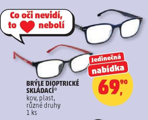 BRÝLE DIOPTRICKÉ SKLÁDACÍ