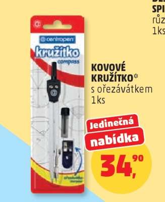 Kovové kružítko