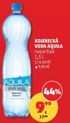 KOJENECKÁ VODA AQUILA neperlivá