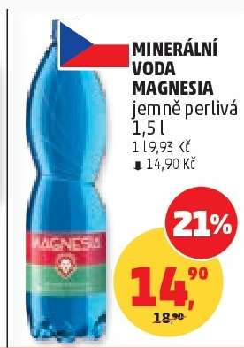 MINERÁLNÍ VODA MAGNESIA*