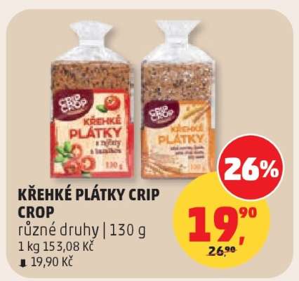 KŘEHKÉ PLÁTKY CRIP CROP