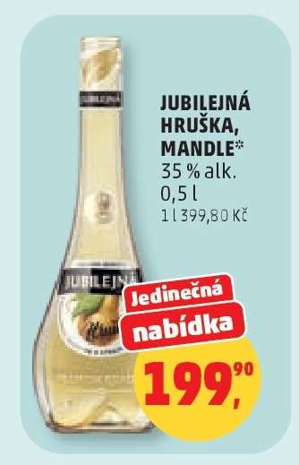 Jubilejná Hruška, Mandle