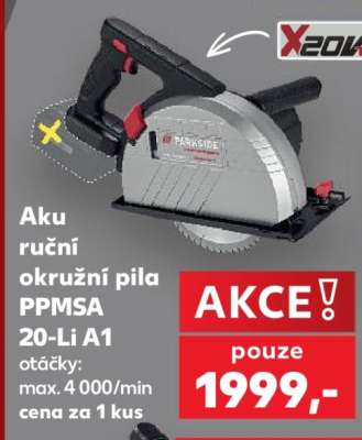 Aku ruční okružní pila PPMSA 20-Li A1