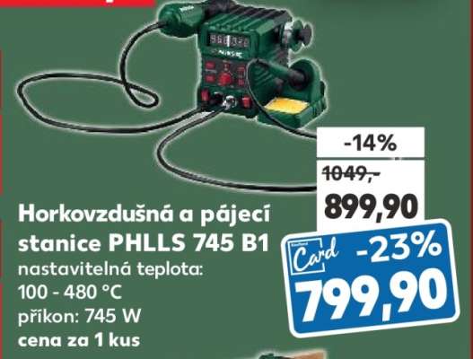 Horkovzdušná a pájecí stanice PHLLS 745 B1