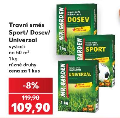 Travní směs Sport/Dosev/Univerzal