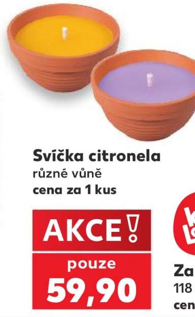SVÍČKA CITRONELA*