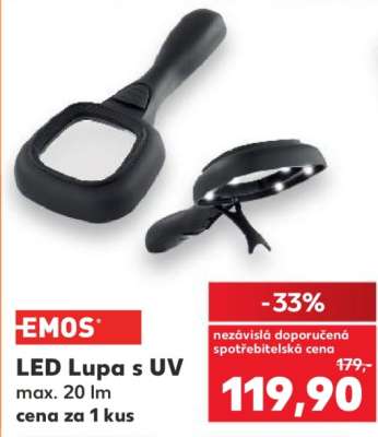 LED Lupa s UV