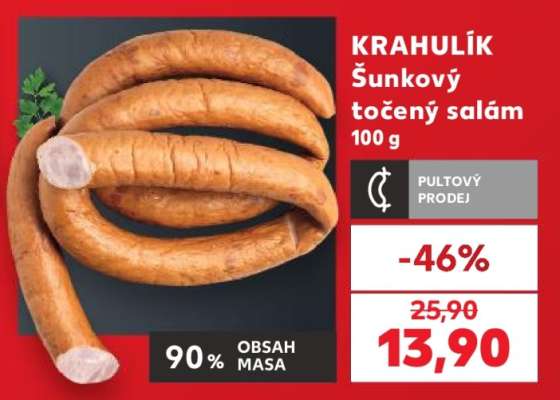 KRAHULÍK Šunkový točený salám 100 g