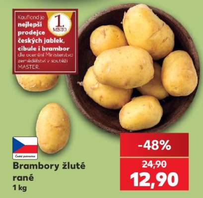 Brambory žluté rané