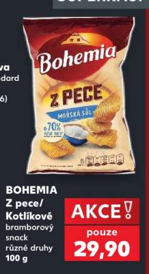 BOHEMIA Z PECE/KOTLÍKOVÉ Bramborový snack