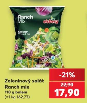 Zeleninový salát Ranch mix