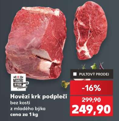 Hovězí krk podplečí