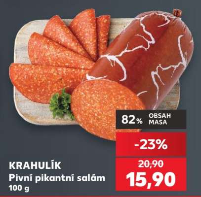 KRAHULÍK Pivní pikantní salám 100 g