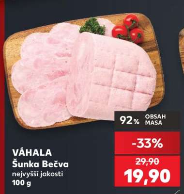 VÁHALA Šunka Bečva nejvyšší jakosti 100 g