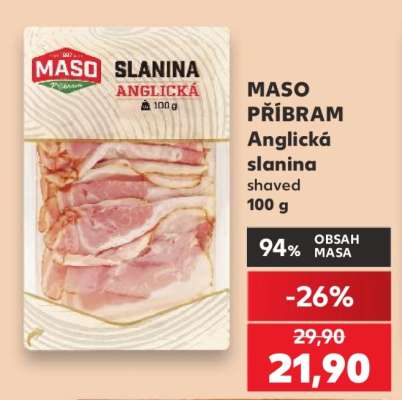 MASO PŘÍBRAM Anglická slanina