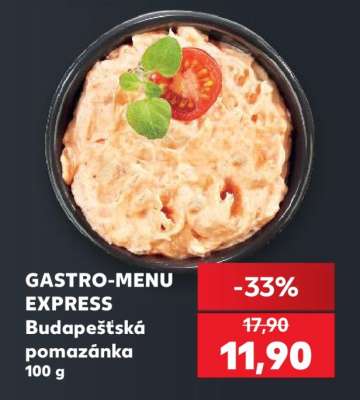 GASTRO-MENU EXPRESS Budapešťská pomazánka 100 g