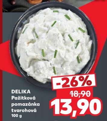 DELIKA Pažitková pomazánka tvarohová 100 g