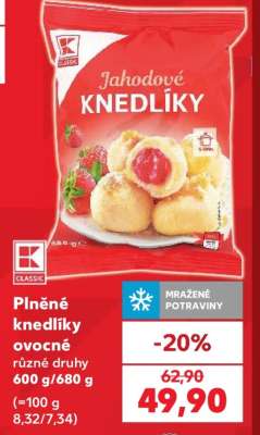 Plněné knedlíky ovocné