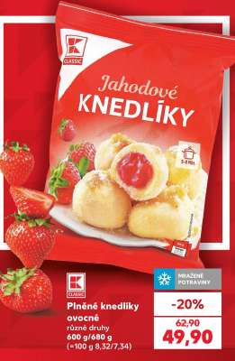 Plněné knedlíky ovocné