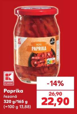 Paprika řezaná